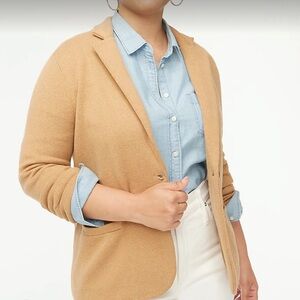 J Crew Schoolboy Sweater Cardigan Blazer